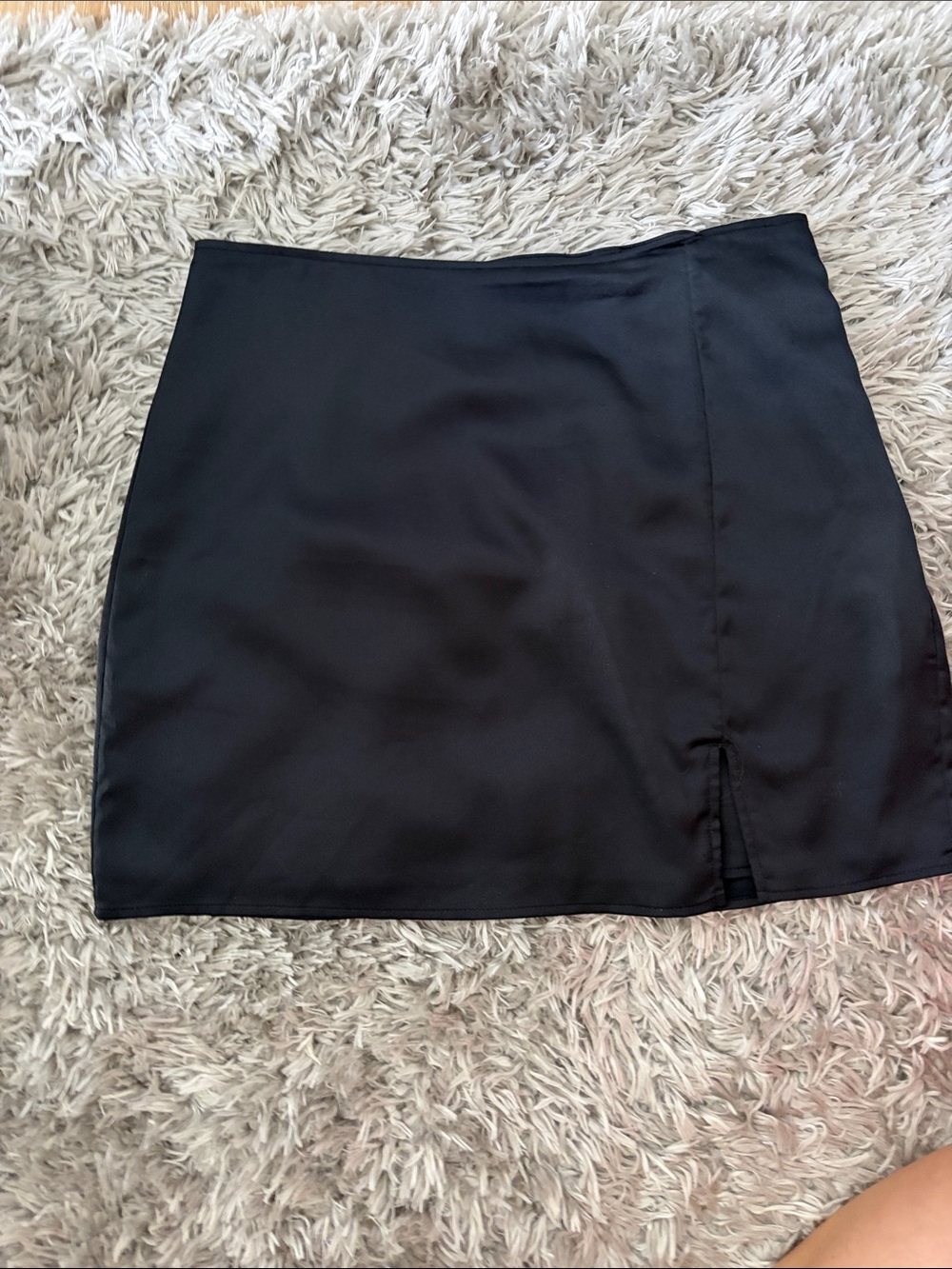 Abercrombie & Fitch Black Mini Skirt with Front Slit